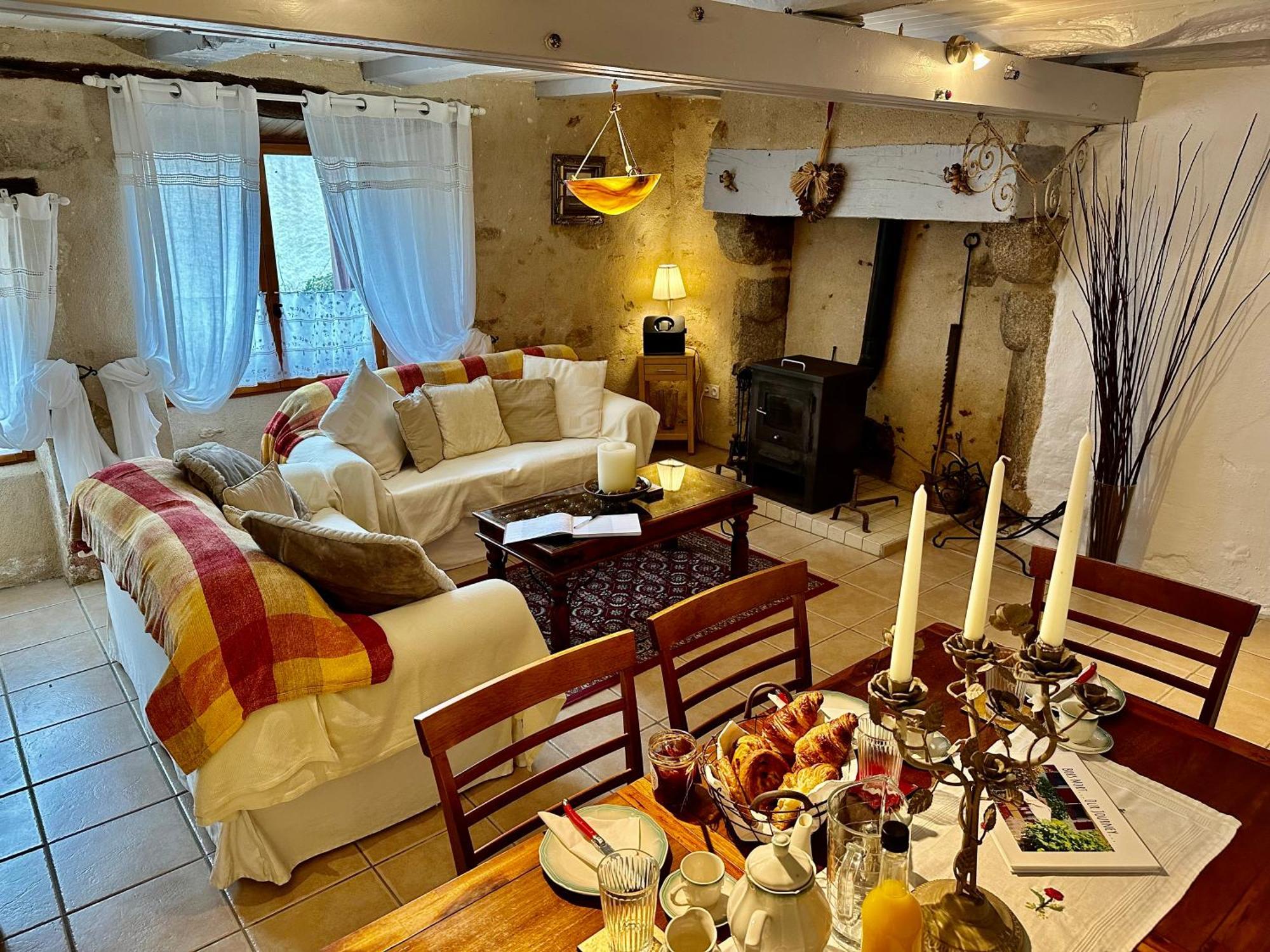 Bois Mort Farm Villa Gourgé Exteriör bild